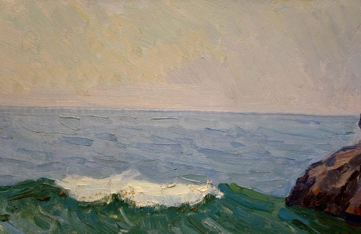 Oil painting Gomolsky G.S. Marine sketch