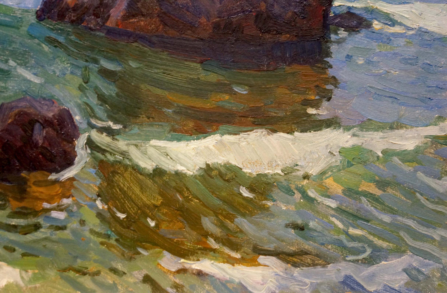 Oil painting Gomolsky G.S. Marine sketch