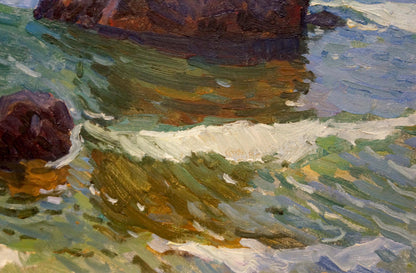 Oil painting Gomolsky G.S. Marine sketch