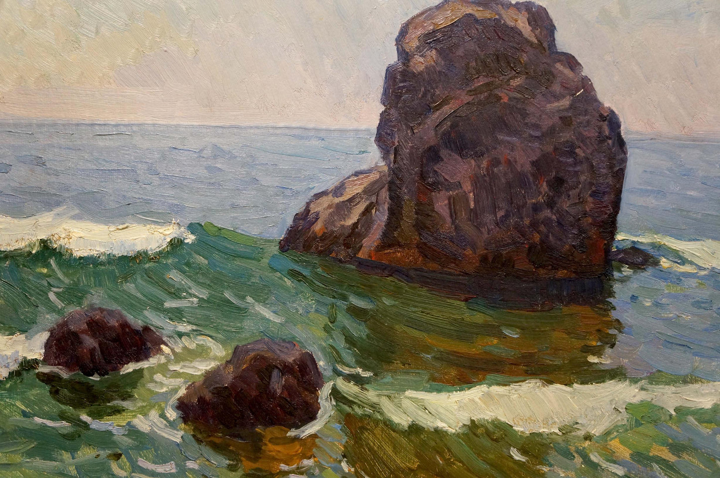 Oil painting Gomolsky G.S. Marine sketch