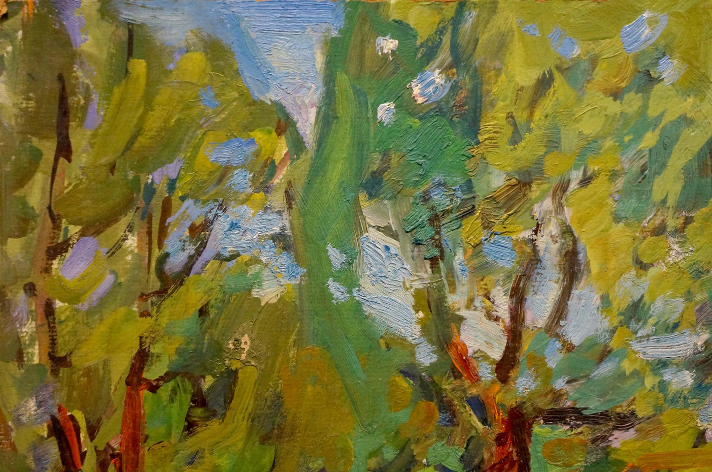 Oil painting The last rays of the sun Gaiduk Viktor Kirillovich