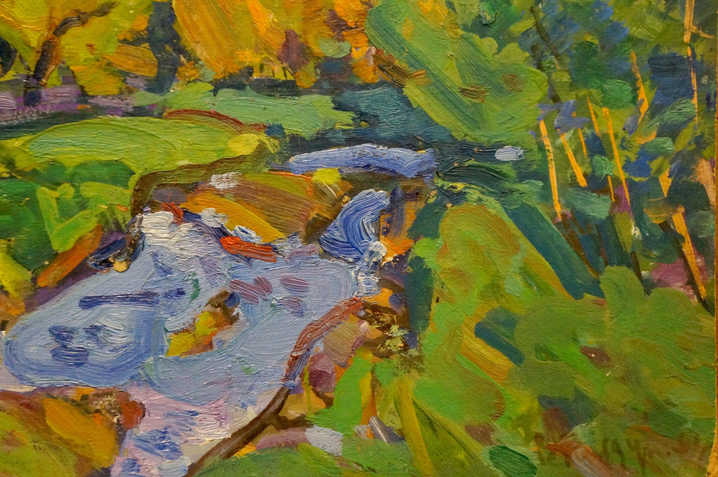 Oil painting The last rays of the sun Gaiduk Viktor Kirillovich