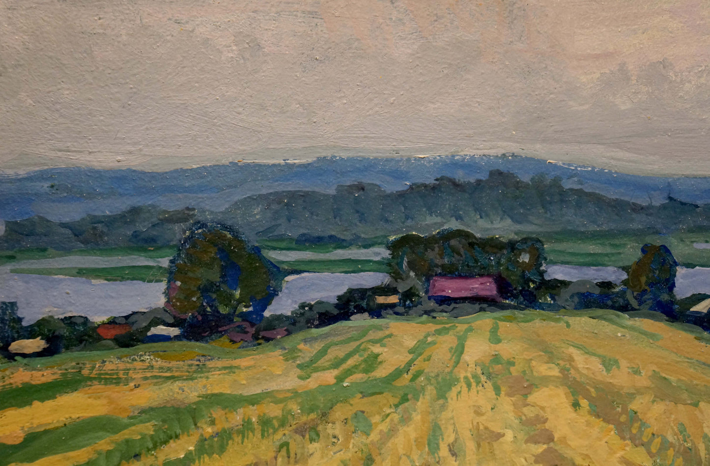 Oil painting Fields Ruban Grigory Savelievich