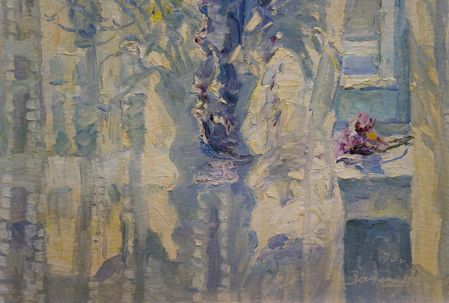 Oil painting Flowers Zinaida Zatsepina