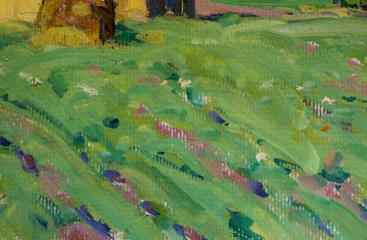 Oil painting Country life Fomin Anatoly Nikiforovich