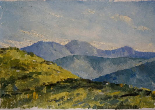 Oil painting Mining quarry Unknown artist
