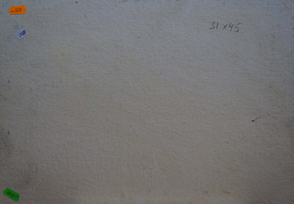 Oil painting Courtyard landscape