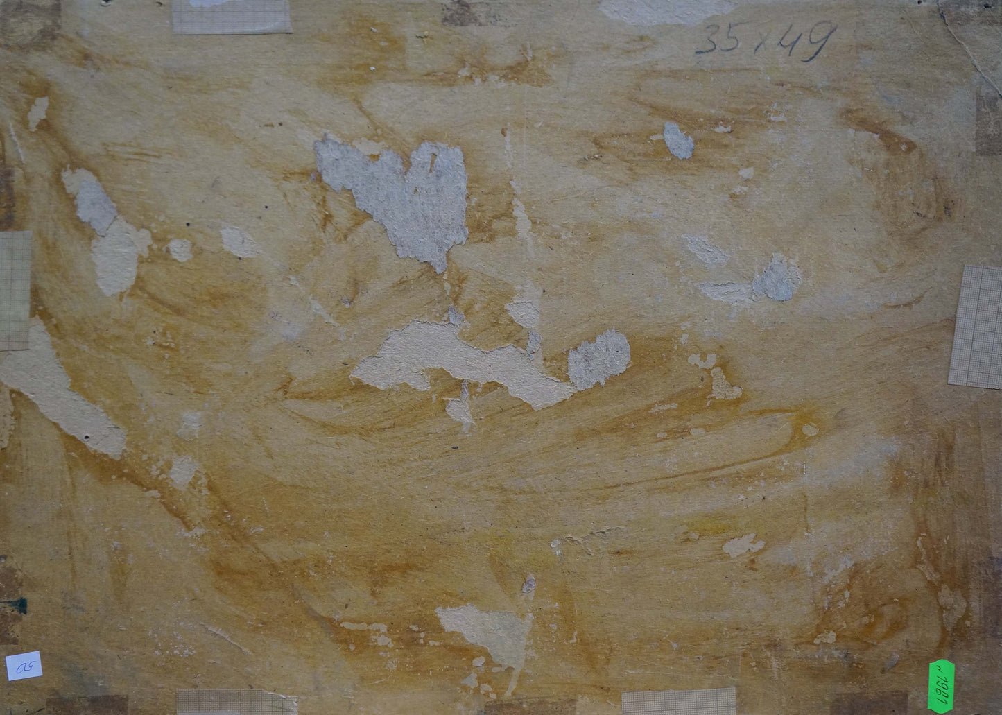 The Great Mountains are depicted in oil by an unidentified painter
