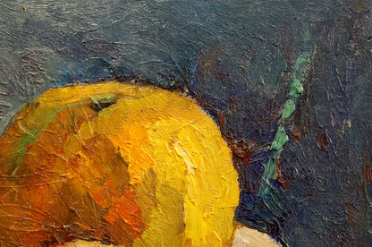 Oil painting Apples on the table Sergeev N. S.