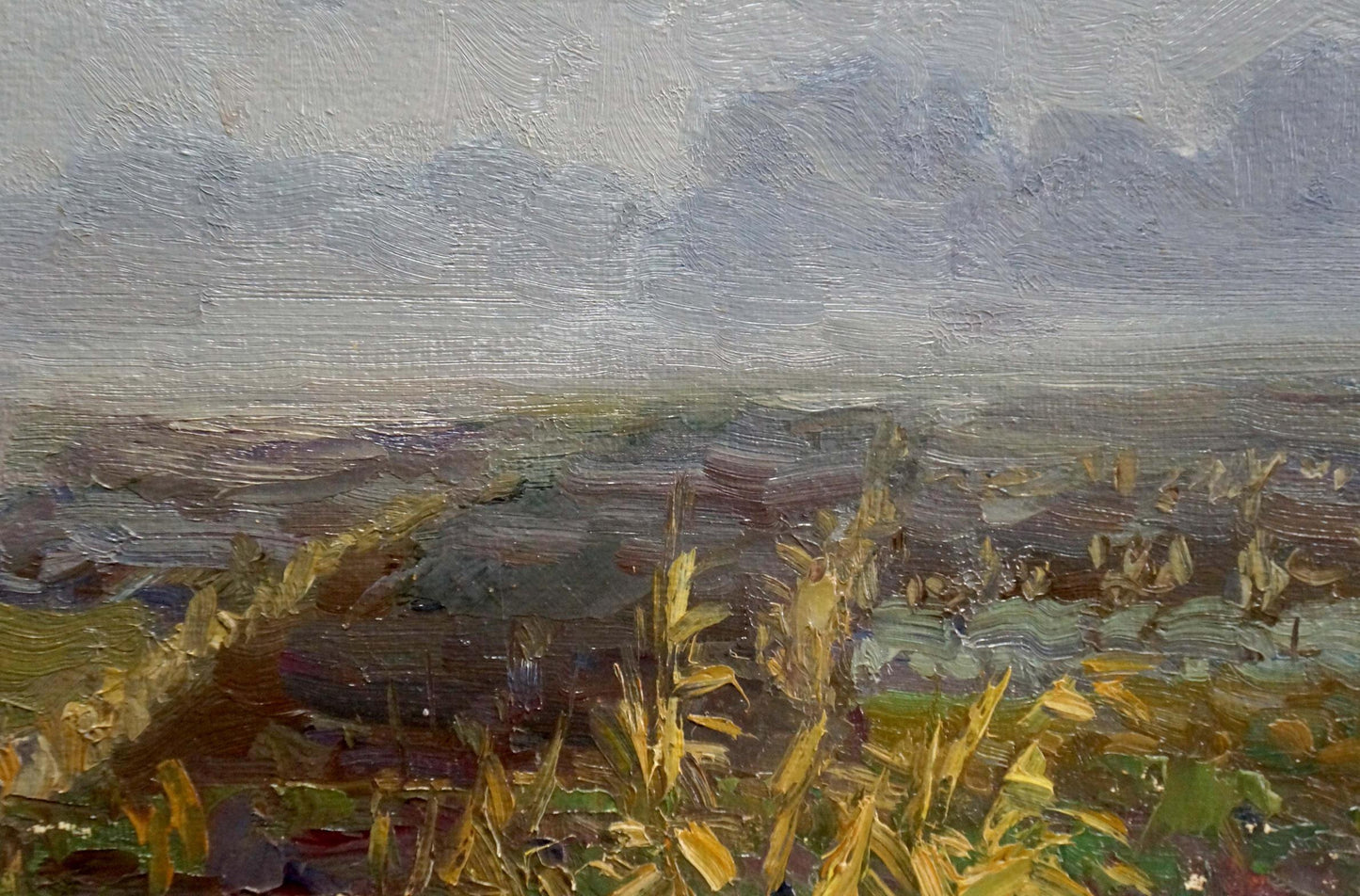 Oil painting Fog Mordovets Andrey Nikitich