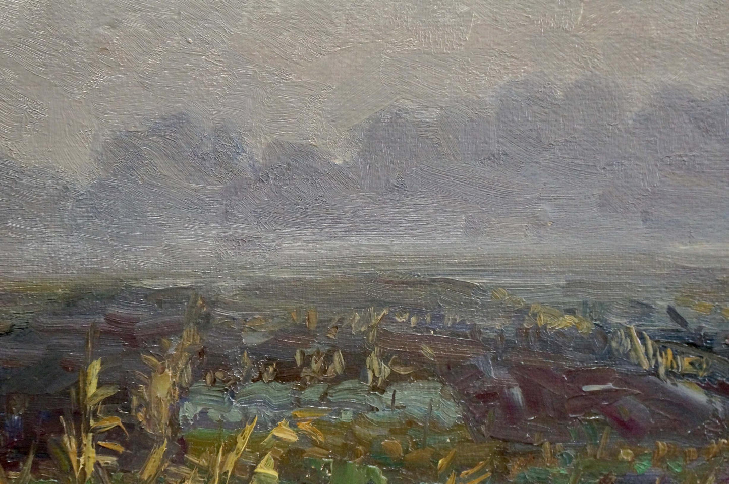 Oil painting Fog Mordovets Andrey Nikitich