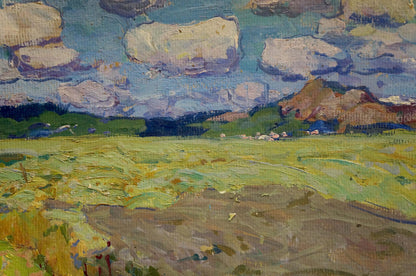 Oil painting Golden Grain Fields Georgy Kolosovsky