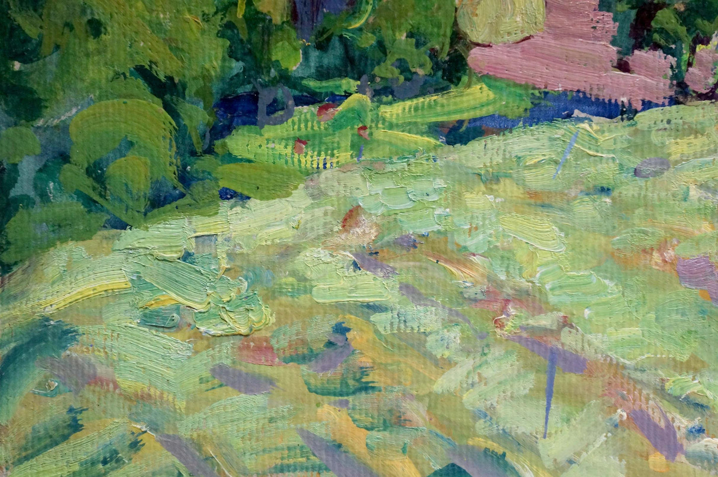 Oil painting It's a nasty day Kolosovsky Georgy Sergeevich