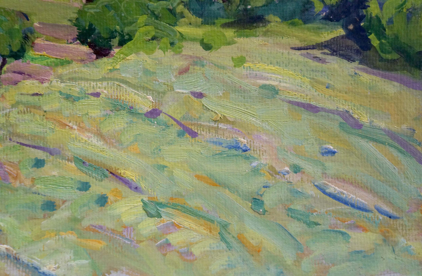 Oil painting It's a nasty day Kolosovsky Georgy Sergeevich