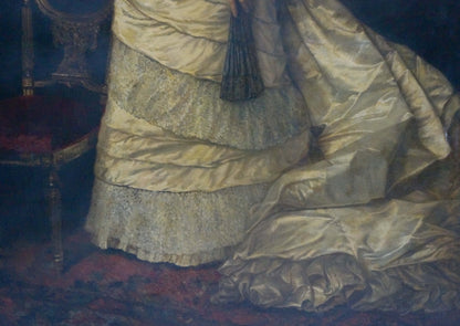 Oil painting Woman portrait Leman Nikolay Adolfovich