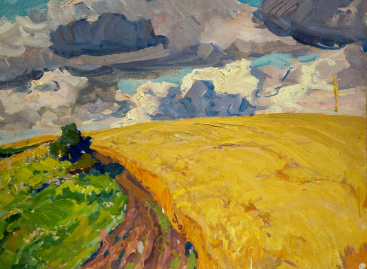Oil painting Before the rain Kolosovsky Georgy Sergeevich