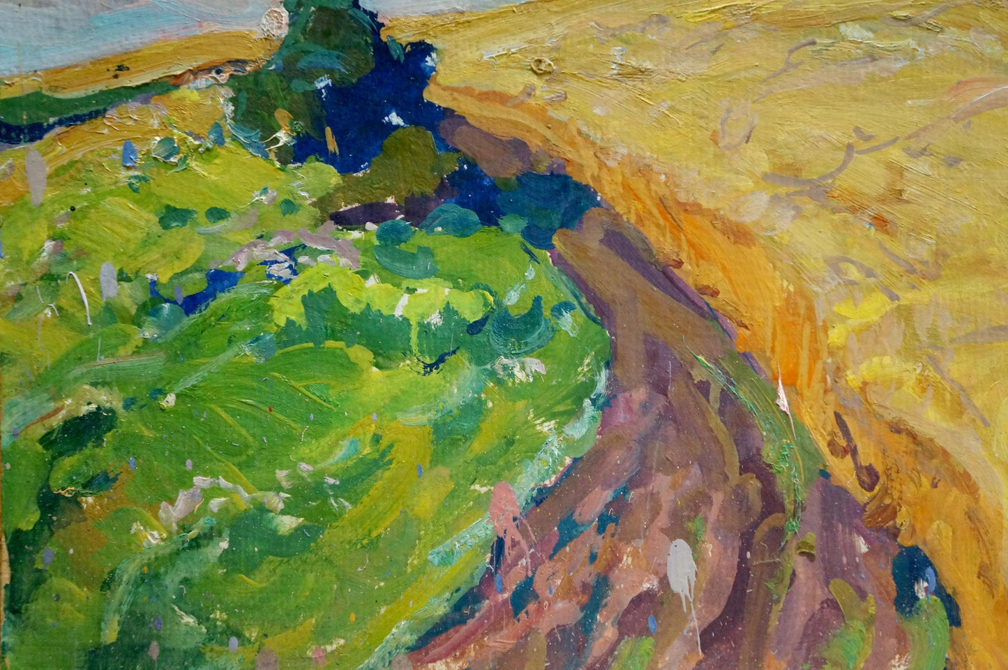 Oil painting Before the rain Kolosovsky Georgy Sergeevich