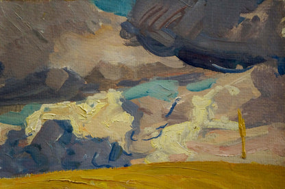 Oil painting Before the rain Kolosovsky Georgy Sergeevich