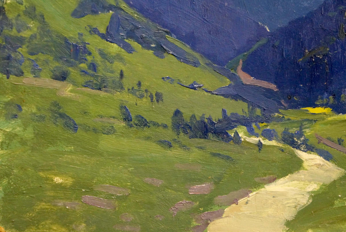 Oil painting Mountains landscape Kushnir Veniamin Vladimirovich
