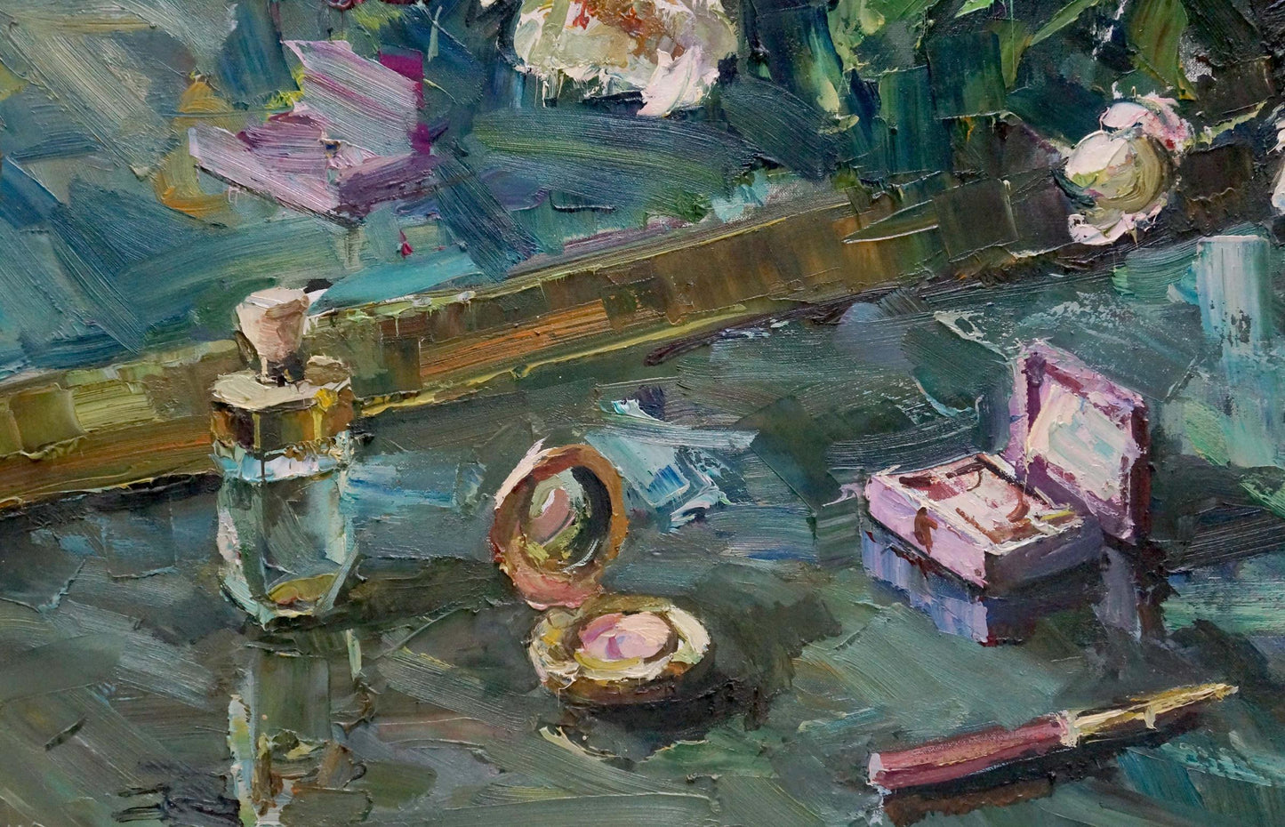 Oil painting Peonies Shapovalov Anatoly Gavrilovich