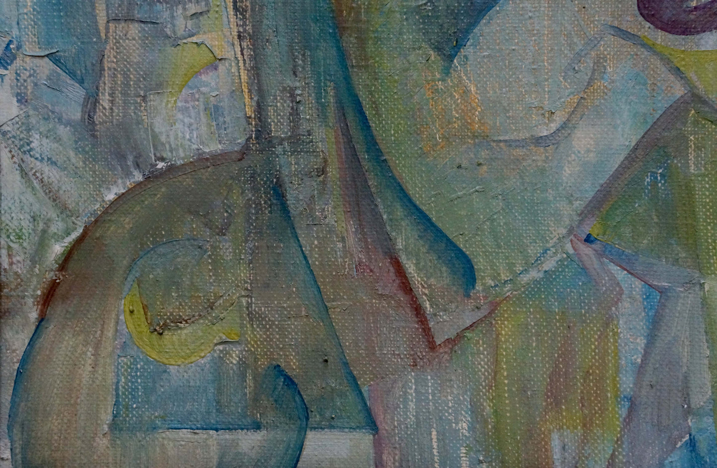 Abstract oil painting Sadness Sokur Olga