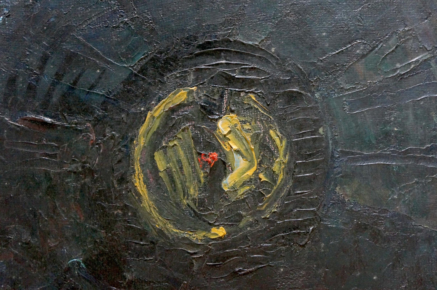 Abstract oil painting Center of the universe Mazur Vasily Fedorovich