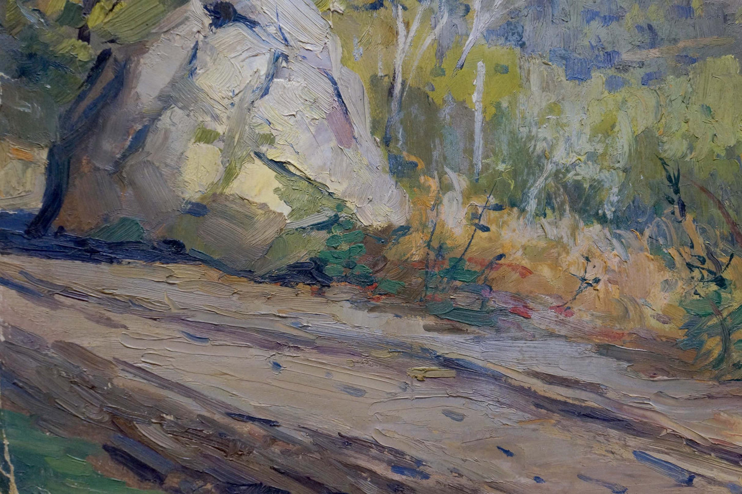 Oil painting Mountains landscape Egorov Boris Kuzmich