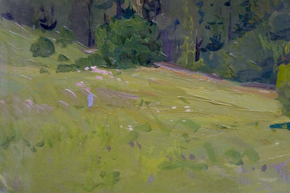 Oil painting Mountain landscape Fomin Anatoly Nikiforovich