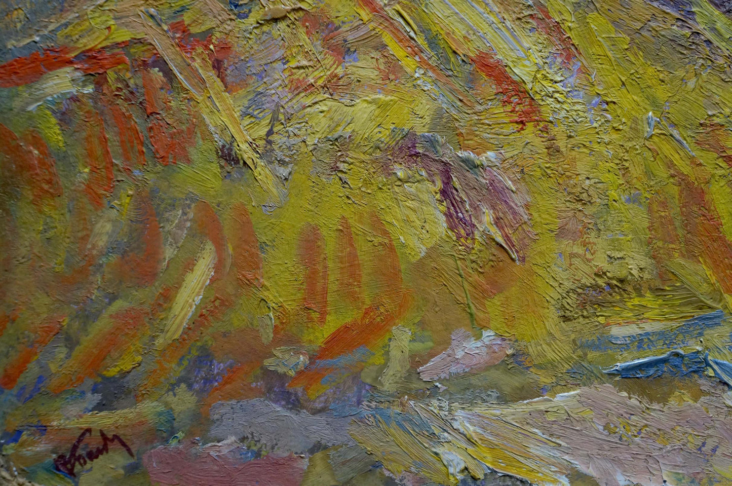 Oil painting Vineyards Babentsov Victor Vladimirovich