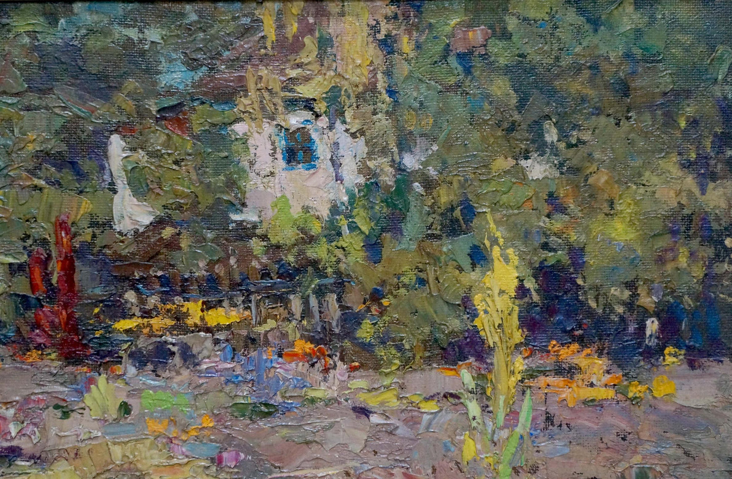 Oil painting Garden Sheludko Leonid Nikolaevich