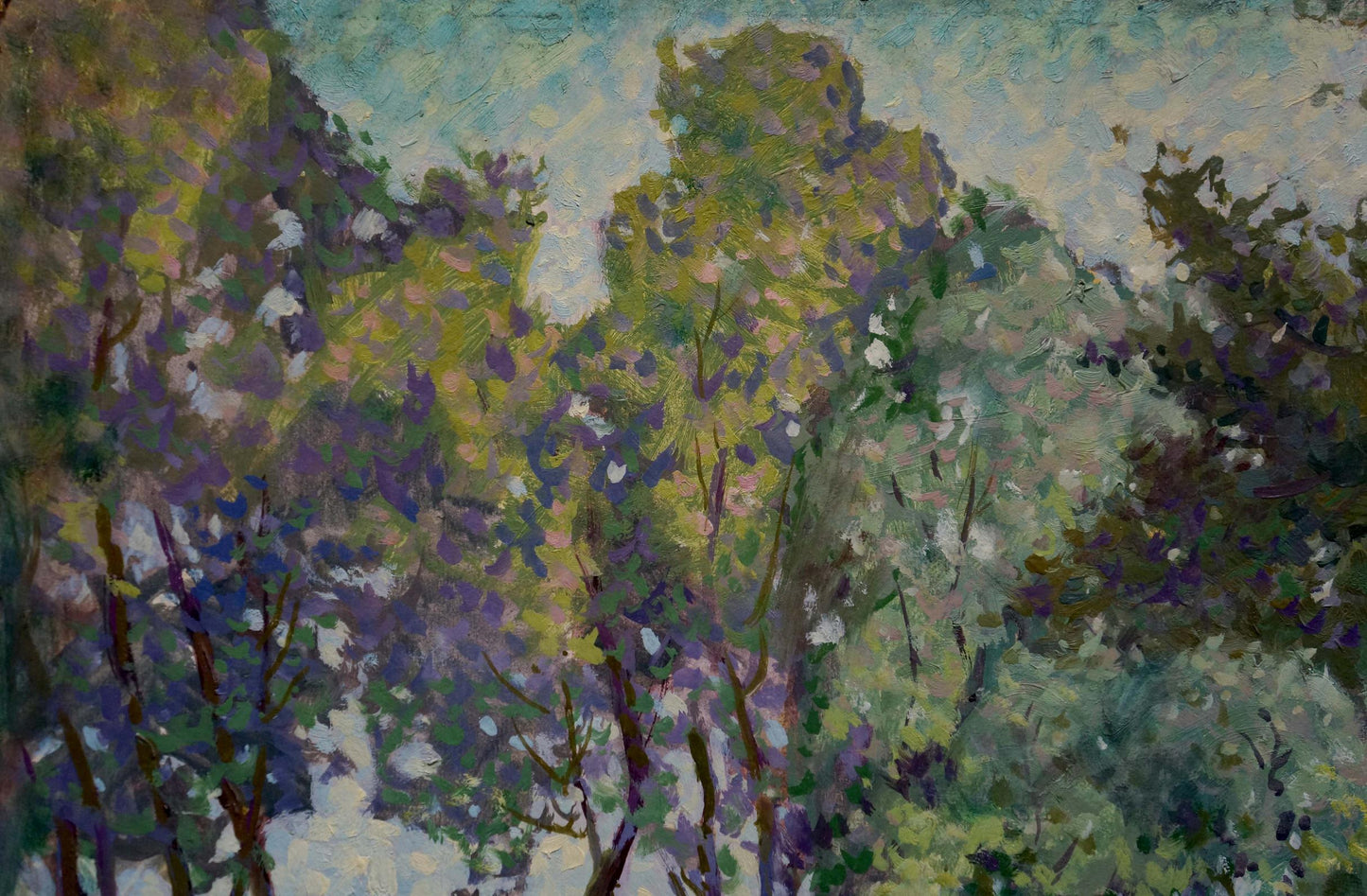 Oil painting Natural landscape Vasetsky Grigory Stepanovich