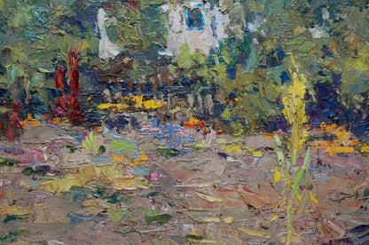 Oil painting Garden Sheludko Leonid Nikolaevich