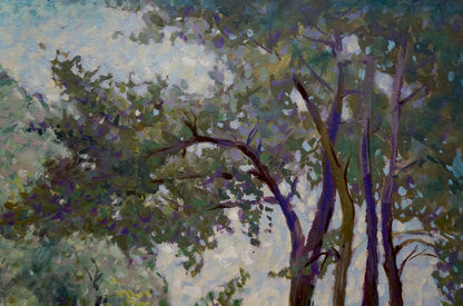 Oil painting Natural landscape Vasetsky Grigory Stepanovich