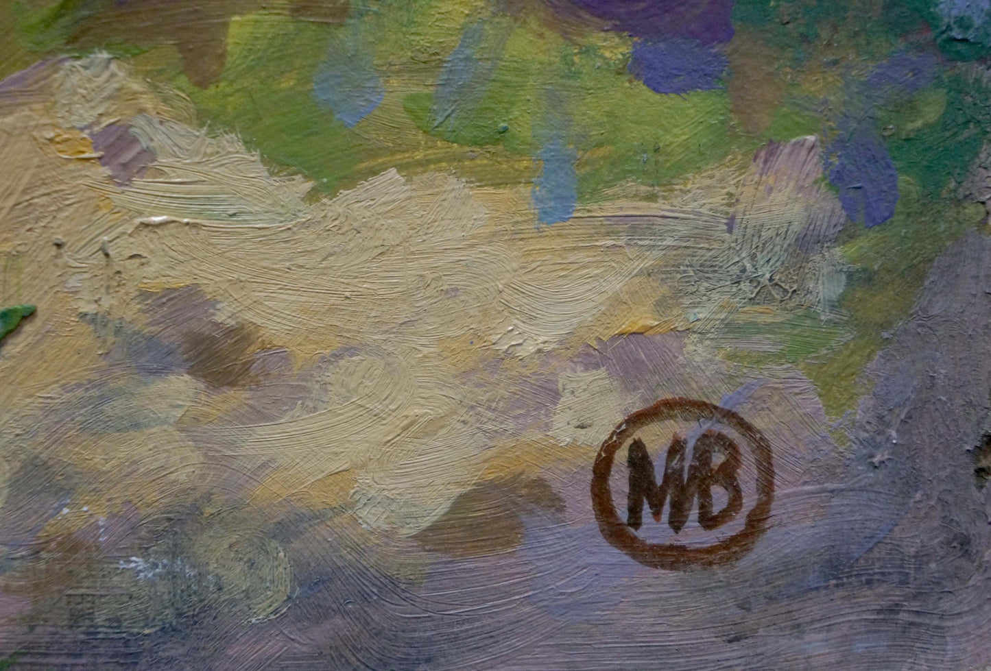 Oil painting Natural landscape Vasetsky Grigory Stepanovich