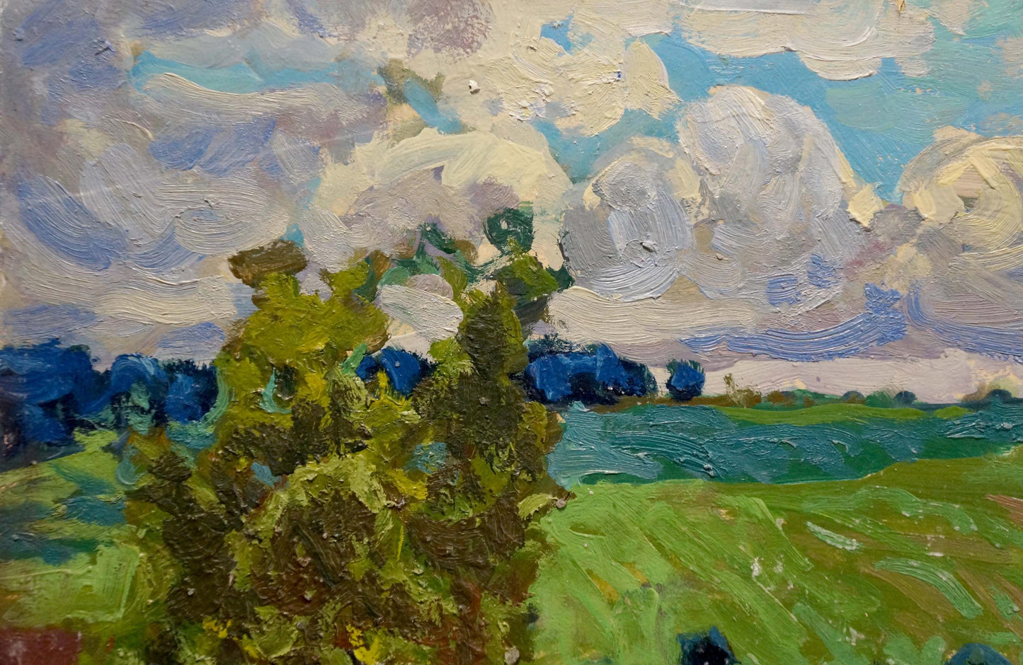 Oil painting After the rain I. Miroshnichenko