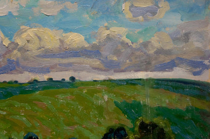 Oil painting After the rain I. Miroshnichenko
