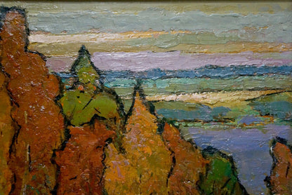 Oil painting Landscape Konstantinopol'skiy Adol'f Markovich