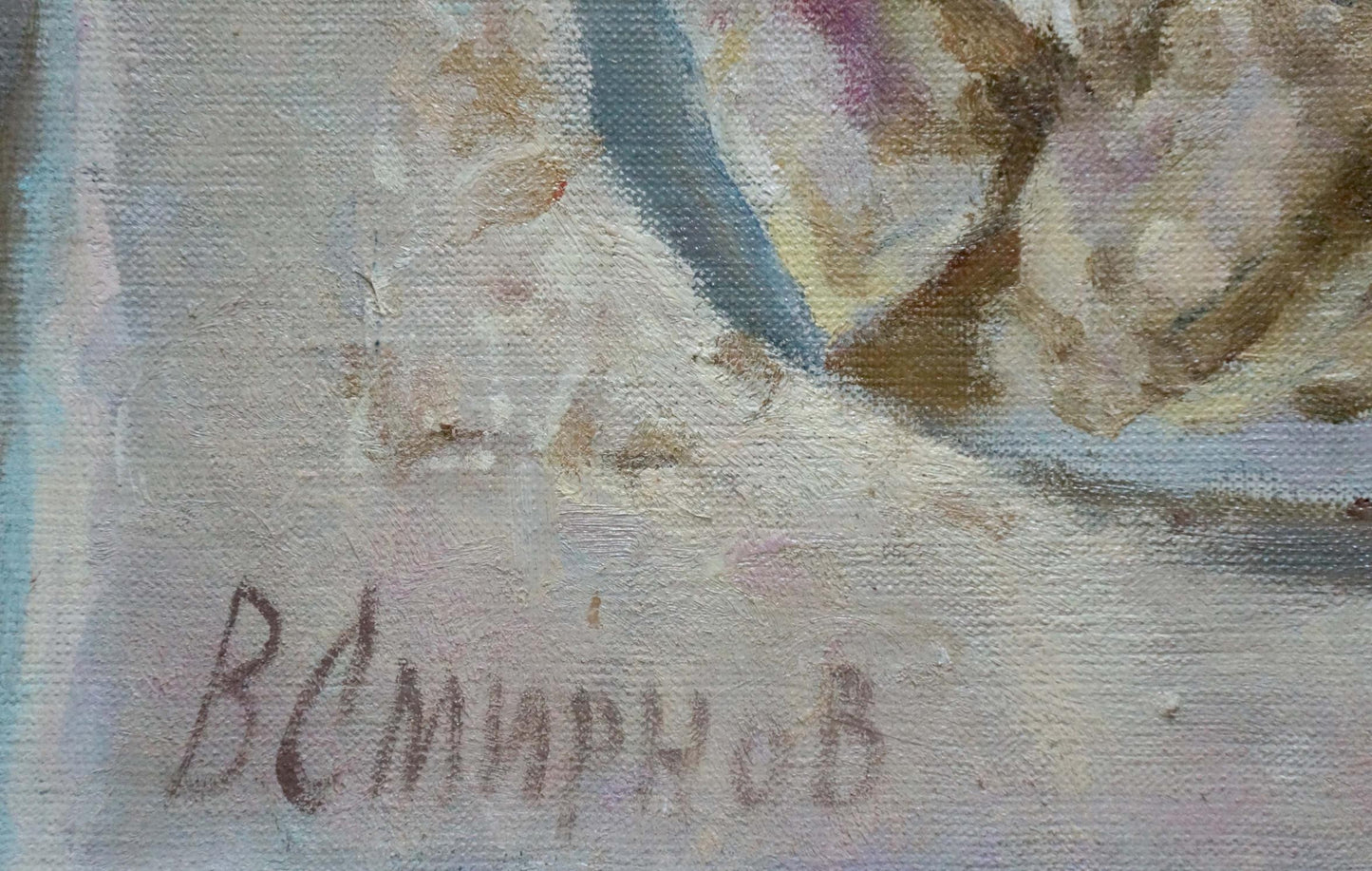 Oil painting Still life Smirnov Valentin Sergeevich