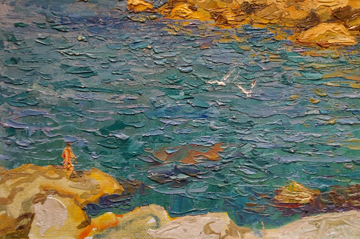 Oil painting Sea Chegodar Vasily Dmitrievich