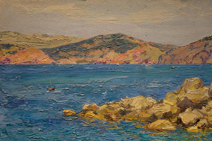 Oil painting Sea Chegodar Vasily Dmitrievich