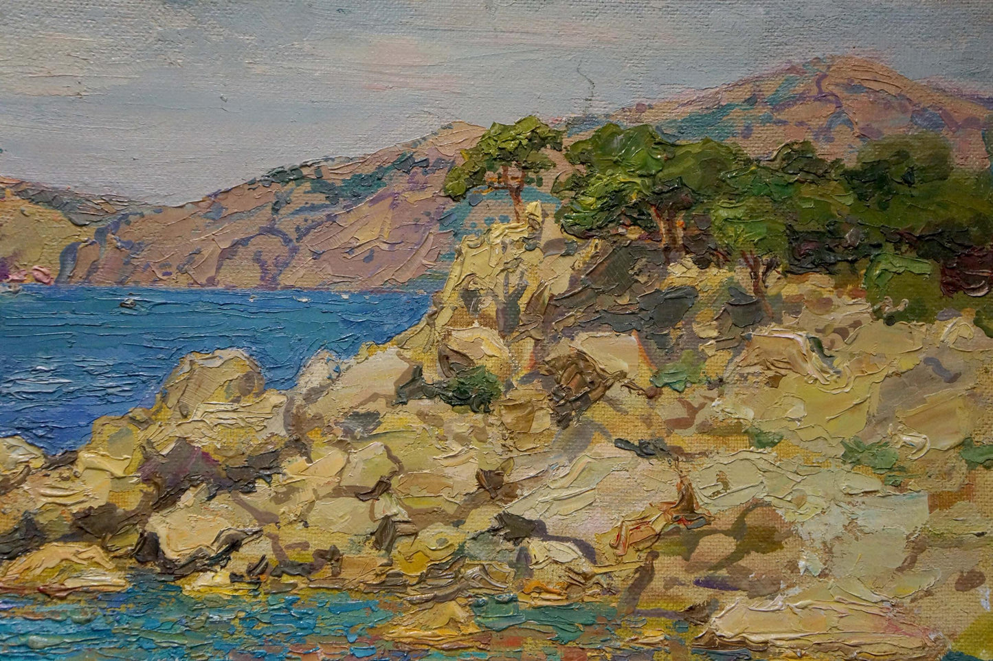 Oil painting Sea Chegodar Vasily Dmitrievich