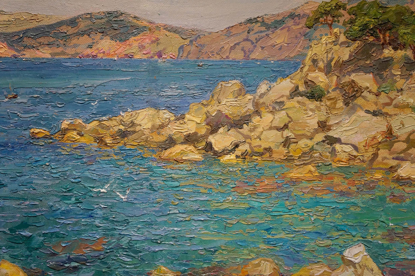 Oil painting Sea Chegodar Vasily Dmitrievich