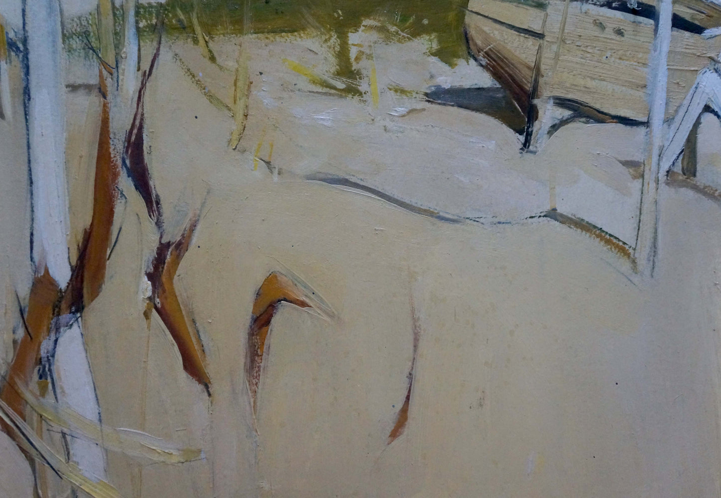 Oil painting Beachfront Location