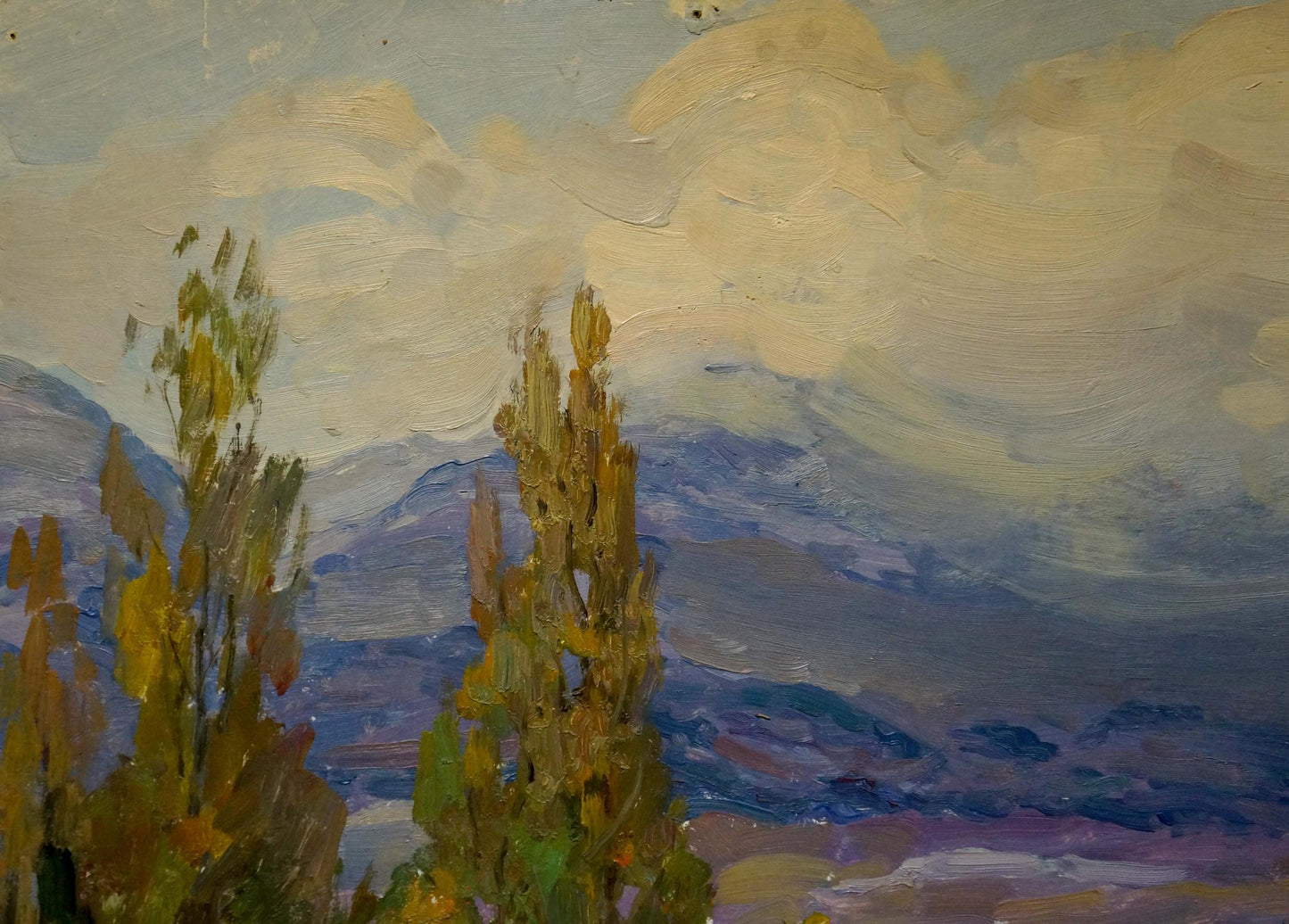 Oil painting Road to the mountains Kisil Grigory Alekseevich