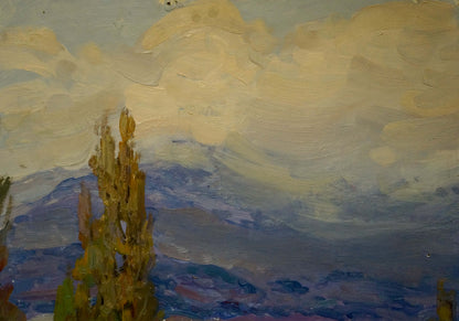 Oil painting Road to the mountains Kisil Grigory Alekseevich