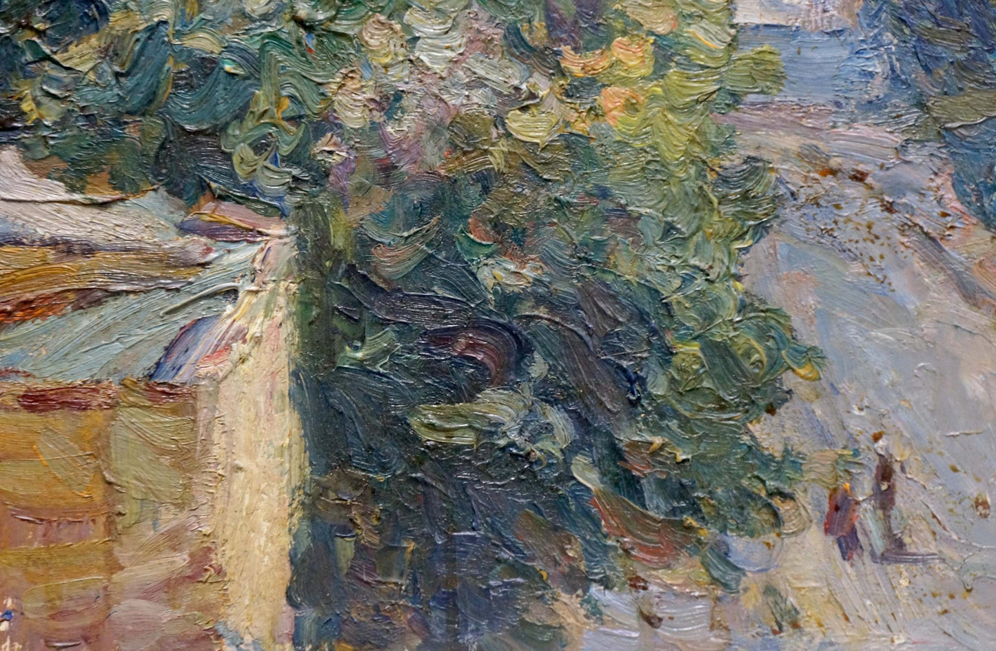 Oil painting Urban landscape Migulko Viktor Vasilievich