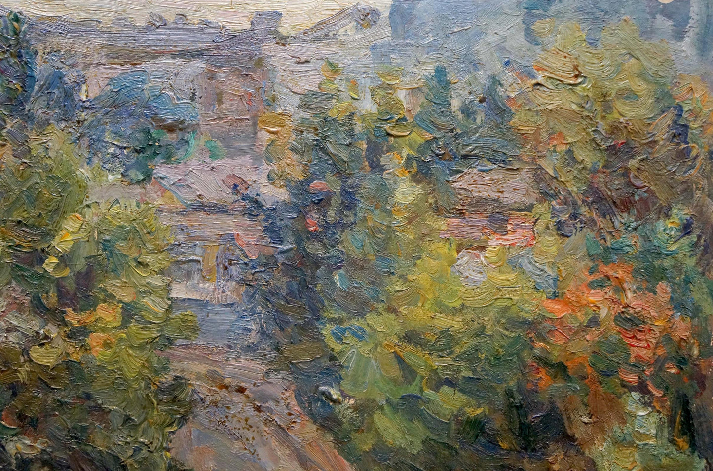 Oil painting Urban landscape Migulko Viktor Vasilievich