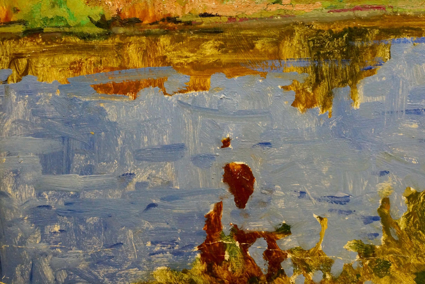 City Overlook is an oil painting by Vladimir Alexandrovich Korostelev