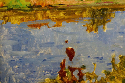 City Overlook is an oil painting by Vladimir Alexandrovich Korostelev