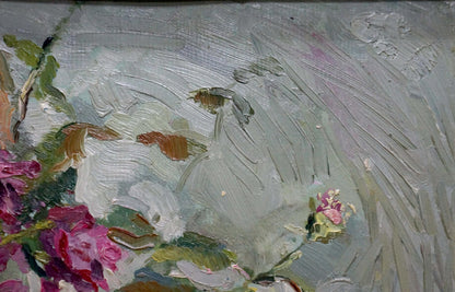 Oil painting Rosehip color Anatoly Varvarov